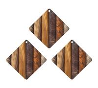Car Air Fresheners Hanging Car Freshie With Different Wood Grains Printed for Auto And Home Personalized Gift