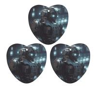 Car Air Fresheners Hanging Future Robot Printed Long Lasting Car Fragrance Freshie Heart Shape