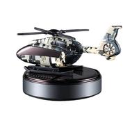 Car Air Fresheners Helicopter Solar Powered - Long Lasting Natural Fragrance for Cars, Motorhome, Gym, Bathroom & Closet | Odor Eliminator & Vent Clip Alternative (A, One Size)