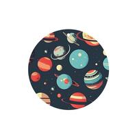 Car Air Fresheners Outer Space Planet Print Cards Set of 4 PCS Hanging Provides Lasting Scent for Auto,Home