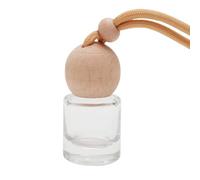 Car Air Fresheners, Perfume Bottle Pendant, 2.16x1.01 Inches Long-Lasting Scent, Stylish Design, Glass Fragrance Decoration for Dashboard, Sedan, Vehicle Interior Use