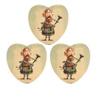 Car Air Fresheners Set of 3 Hanging Air Freshener Cartoon Scottish Bagpipe Car Aromatherapy Tablets Hanging Fragrance Scented Cards for Rearview Mirror Wardrobe Shoe Cabinet Love form Gray