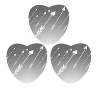 Car Air Fresheners Set of 3 Hanging Air Freshener Cartoon White Arrow Car Aromatherapy Tablets Hanging Fragrance Scented Cards for Rearview Mirror Wardrobe Shoe Cabinet Love form Gray