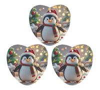 Car Air Fresheners Set of 3 Hanging Air Freshener Christmas Funny Penguin Car Aromatherapy Tablets Hanging Fragrance Scented Cards for Rearview Mirror Wardrobe Shoe Cabinet Love form Gray