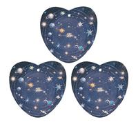 Car Air Fresheners Set of 3 Hanging Air Freshener Constellations Cosmic Galaxies Car Aromatherapy Tablets Hanging Fragrance Scented Cards for Rearview Mirror Wardrobe Shoe Cabinet Love form Gray