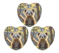 Car Air Fresheners Set of 3 Hanging Air Freshener Foolish Cute Animal Car Aromatherapy Tablets Hanging Fragrance Scented Cards for Rearview Mirror Wardrobe Shoe Cabinet Love form Gray