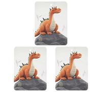 Car Air Fresheners Set of 3 Hanging Air Freshener Funny Dragon Car Aromatherapy Tablets Hanging Fragrance Scented Cards for Rearview Mirror Wardrobe Shoe Cabinet Square White