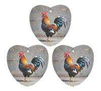 Car Air Fresheners Set of 3 Hanging Air Freshener Rooster Car Aromatherapy Tablets Hanging Fragrance Scented Cards for Rearview Mirror Wardrobe Shoe Cabinet Love form Gray