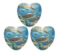 Car Air Fresheners Set of 3 Hanging Air Freshener Sea Turtles Diamond Painting Car Aromatherapy Tablets Hanging Fragrance Scented Cards for Rearview Mirror Wardrobe Shoe Cabinet Love form White