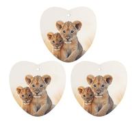 Car Air Fresheners Set of 3 Hanging Air Freshener Small Lion Car Aromatherapy Tablets Hanging Fragrance Scented Cards for Rearview Mirror Wardrobe Shoe Cabinet Love form Black