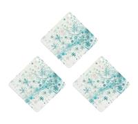 Car Air Fresheners Set of 3 Hanging Air Freshener Snowflakes And Glitter Car Aromatherapy Tablets Hanging Fragrance Scented Cards for Rearview Mirror Wardrobe Shoe Cabinet Rhombus White