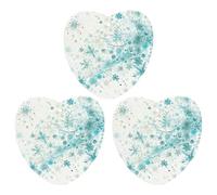 Car Air Fresheners Set of 3 Hanging Air Freshener Snowflakes And Glitter Car Aromatherapy Tablets Hanging Fragrance Scented Cards for Rearview Mirror Wardrobe Shoe Cabinet Love form Black