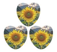 Car Air Fresheners Set of 3 Hanging Air Freshener The Most Beautiful Sunflower Car Aromatherapy Tablets Hanging Fragrance Scented Cards for Rearview Mirror Wardrobe Shoe Cabinet Love form Gray