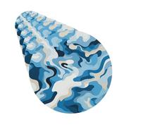 Car Air Fresheners set of 6 Car Hanging Air Freshener Blue and White Camouflage Pattern Hanging Scented Cards Aromatherapy Tablets for Car Car Interior Decor Hanging Fragrance Scented Cards for Car