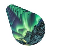 Car Air Fresheners set of 6 Car Hanging Air Freshener Northern Lights Hanging Scented Cards Aromatherapy Tablets for Car Car Interior Decor Hanging Fragrance Scented Cards for Car