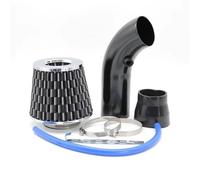 Car air intake Car Modified 76MM Universal Flow Mushroom Head Air Filter Intake Kit For Automotive Parts Cold Air Intake Tube(Carbon kit)