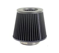 Car air intake Car Modified 76MM Universal Flow Mushroom Head Air Filter Intake Kit For Automotive Parts Cold Air Intake Tube(Silver air filter)