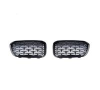 Car Air intake grille Fashionable Style 2 X Front Grilles For F20 F21 1 Series 2015 2016 2017-2019(Black)
