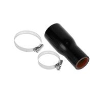 car air intake hose 0 Degrees Car Silicone Hose W/Clamps | ID 38-25mm 45-38mm 51-45mm 63-51mm 70-60mm 76-63mm 127mm Length Coolant Hose Black(70-57mm)