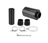Car Air Intake Hose 76mm 3" Universal Carbon Fiber Induction Filter Box Cold Air Intake W/Intake Hose Cold Air Intake Intake Hose
