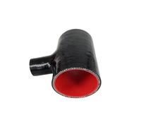 Car Air Intake Hose for 25mm/35mm ID BOV +Clamps 2" 2.5" .75" 3" T Piece Silicone Hose 51 63 70 76mm Shape Tube(63x25mm)