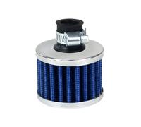 Car Air Intake Hose Universal Car Air Filter 12mm 25mm for Motorcycle Cold Intake Flow Crankcase Vent Cover Breather Filters(BLUE 12mm)