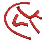 Car Air Intake Snorkel Kit 4Pcs Silicone Radiator Hose for Austin/Rover for MINI for Cooper S/1275 GT for Clubman 1989(Red)