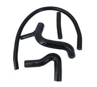 Car Air Intake Snorkel Kit 4Pcs Silicone Radiator Hose for Austin/Rover for MINI for Cooper S/1275 GT for Clubman 1989(Black)
