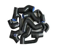 Car Air Intake Snorkel Kit for S4 RS4 for A6 B5 for C5 2.7L Bi-Turbo 1997 1998 1999 2000 2001 Silicone Radiator Hose(Blue)