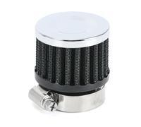 Car air intake Universal Car Air Filter 12mm 25mm for Motorcycle Cold Intake Flow Crankcase Vent Cover Breather Filters Air Intake Tube(Black 25mm)