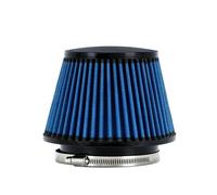 Car Air Intake Universal High Flow Inlet Car Cold Air Intake Air Filter Cleaner Pipe Modified Scooter 4.5" / 115mm Blue Air Filter Intake