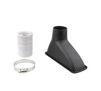 Car Air Intakes 1pcs Universal Car Front Bumper Admission Air For Turbo Intake Pipe Kit Turbine Inlet Funnel Intakes Automobile Accessories