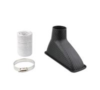 Car Air Intakes 1pcs Universal Car Front Bumper Admission Air Intake Pipe Kit Turbine Inlet Kit Pipe Air Funnel