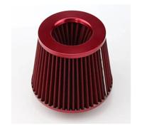 Car Air Intakes 76MM 3 Inch Car Air Filters Vent Filter High Flow Intake Kit(Red)
