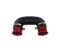 Car Air Intakes 76MM Car Cold Air For Turbo Intake Inlet Pipe Adjustable Flexible Duct Tube Hose Feed Automobile Accessories(Red)