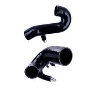 Car Air Intakes For Fiat For Abarth For 500 For 595 For 695 For Garrett Turbo Air Inlet Intake Induction Hose Pipe Tube Kit 2PCS(Gloss Black)