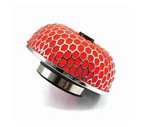 Car Air Intakes Universal 76/70/63.5/60mm Air Filter Mushroom Head Washable High Flow Air Purifier Car Cold Air Intake Auto Professional Parts Air Engine Air Filters(60mm Red)