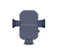 Car air outlet mobile phone holder, three-point support retractable metal hook