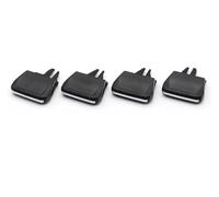 Car Air Outlet Panel 1/2/4PCS Car Front Rear Air Conditioning Outlet AC Vent Tab Clip For Kodiaq For Karoq 56G819701,56G819702,56G820951,56G820952 Conditioning Vent(Front 4PCS)