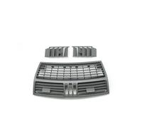 Car Air Outlet Panel For Benz S Class W220 1998-2005 Front Dashboard Left Right Center AC Vent Grille Outlet Panel Cover Trim(Gray Middle)