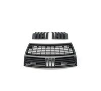 Car Air Outlet Panel, Replacement for Benz S Class W220 1998-2005 Front Dashboard Left Right Center AC Vent Grille Outlet Panel Cover Trim(Black Middle)