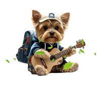 Car Air Purifier Vent Clip Flat Acrylic Air Vent Clip Stylish Dog Design for Men Women Travel Daily Journey