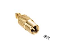 Car Air Rubber Hose Tire Inflator Self-Locking Tube Suitable for Compressor Wheel Pressure Gauge Tyre Inflator Inflatable Nozzle Replacement Kit Large for Compressor Chuck Quick Connect Hose