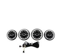 Car Air Vent 4PCS For BMW For MINI For COOPER For R60 LED Front Dashboard AC Air Condition Vent Outlet Turbo Interior Trim Car Accessories(New)