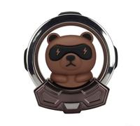 Car Air Vent Ambient Light with Sound Activation, Cute Bear Aromatherapy Diffuser and Music Rhythm LED, Interior Decoration(B)