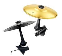 Car Air Vent, Car Symbol Drum,2pcs, Universal Crash, Mini Drum Cymbals For Decoration,Creative Funny Metal Musical Instrument Finger Cars Ornaments