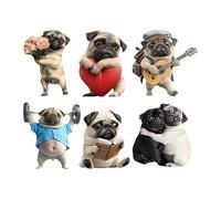 Car Air Vent Clip Air Freshener - 2D Acrylic Dog Shape Decorative Automotive Perfume Portable Aromatherapy Scent Cute Vehicle Accessory | V Air Freshener
