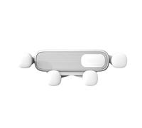 Car Air Vent Clip Mount Mobile Cell Phone Stand GPS Support For iP&ho&ne 15 14(White)