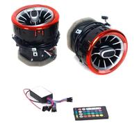 Car Air Vent Cover For V Class W447 For Vito V250 V260 Car LED Front Dashboard Condition Vent Turbo Interior Trim(2 x Red)