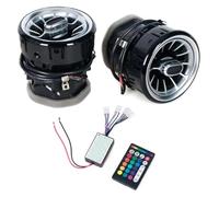 Car Air Vent Cover For V Class W447 For Vito V250 V260 Car LED Front Dashboard Condition Vent Turbo Interior Trim(2 x Black)